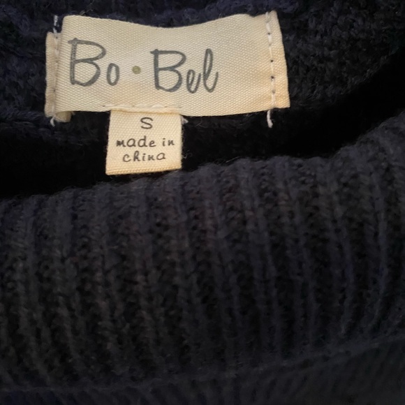 Sweater Dress with Cowl Neck and Lace Bottom - Picture 3 of 5